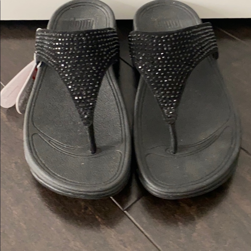 Fitflop Rokkit Black Diamond size 6